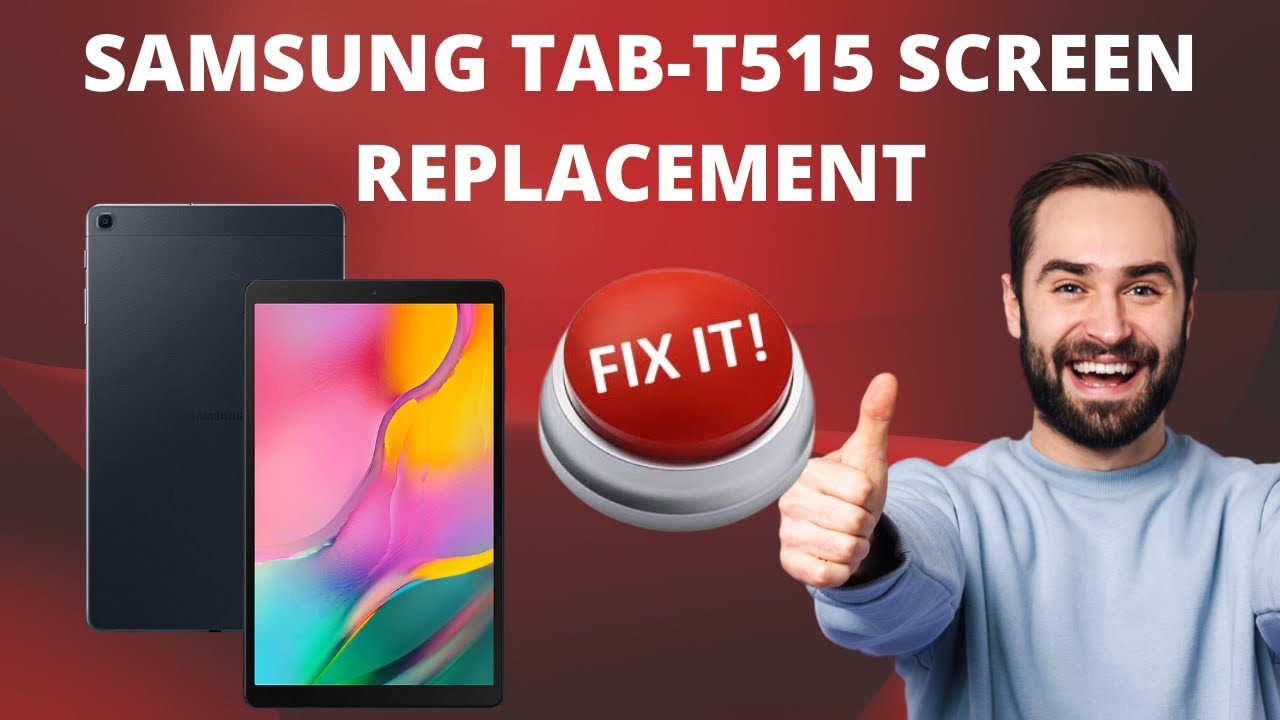 Как заменить экран на Samsung Tab T515! Пошаговое руководство