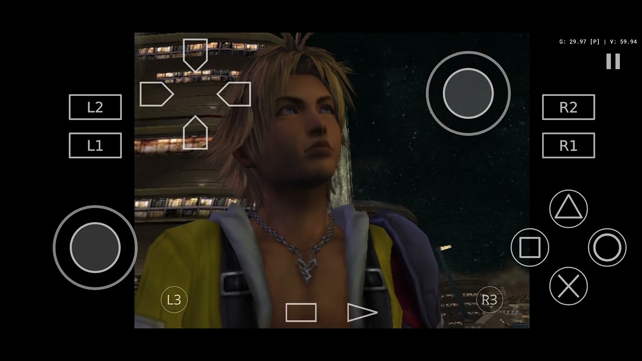 Test Benchmark final fantasy x eathersx2 ps2 emulator android samsung a54
