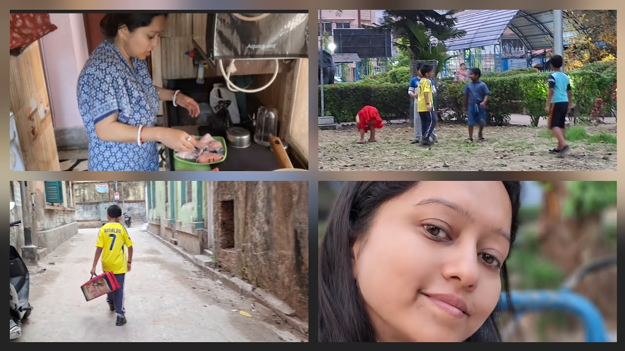 আজকের মেনু কাতলা মাছের কালিয়া 🐟 | ছেলের খেলাধুলো আর সুন্দর একটা দিন 