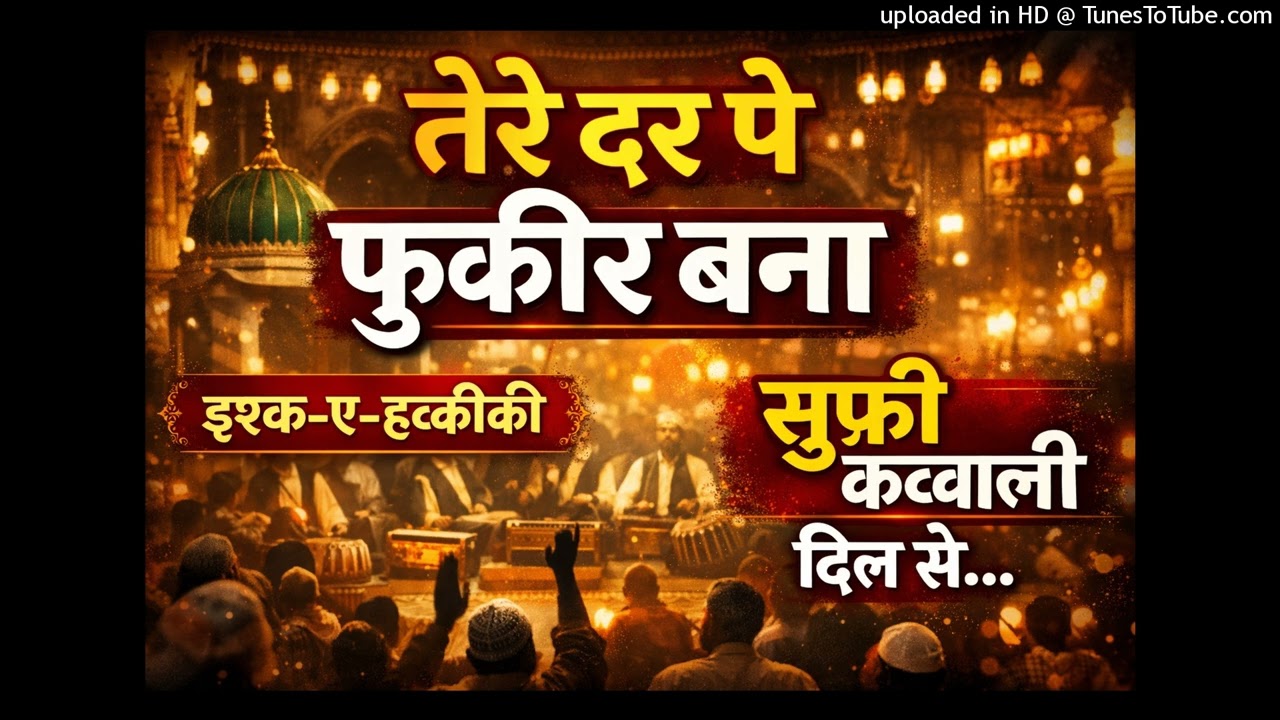 तेरे दर पे फ़कीर बना | Heart Touching Sufi Qawwali 2026 | Ishq-e-Haqiqi Kalam | New Qawwali