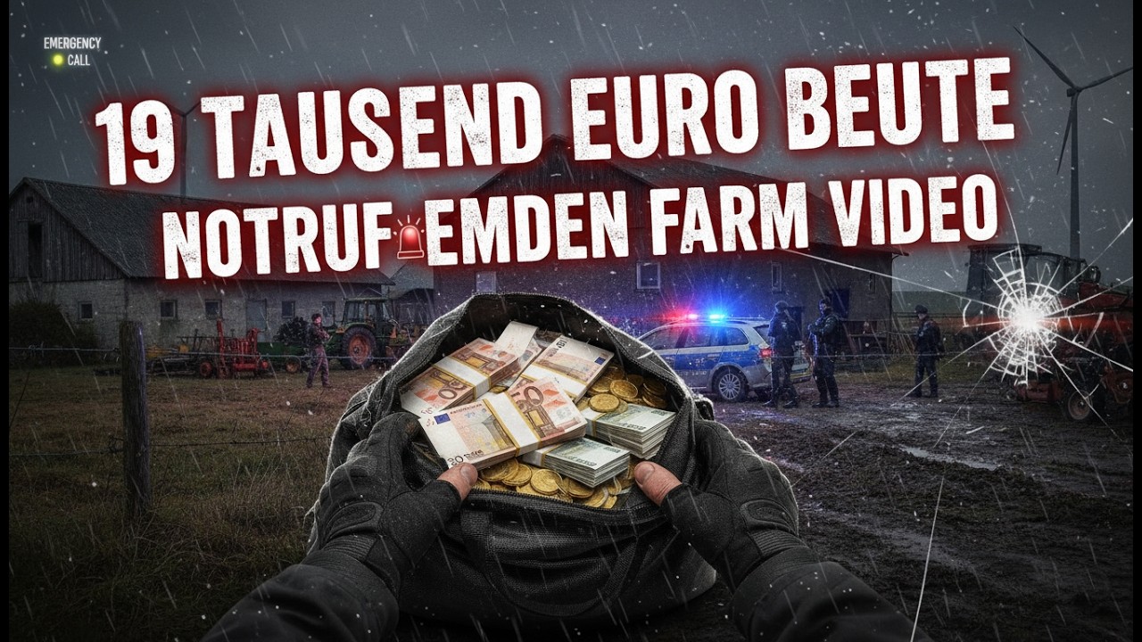 19 Tausend Euro Beute | Notruf Emden Farm Video