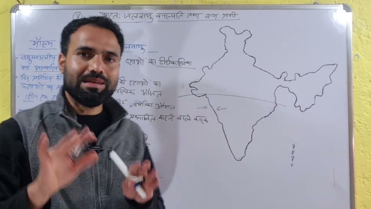 अध्याय 8 भारत :जलवायु वनस्पति तथा वन्य प्राणी 