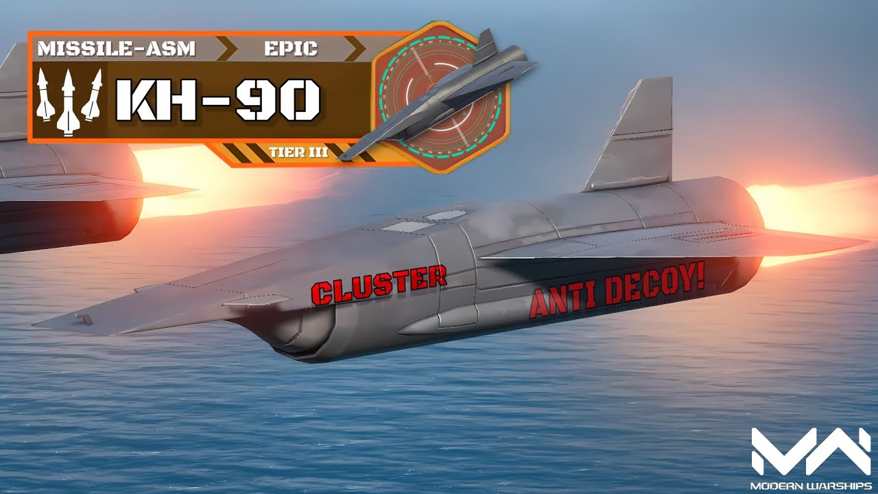 KH-90: Cluster-Capable Anti-Decoy Missile | May VIP Battle Pass | Modern Warships