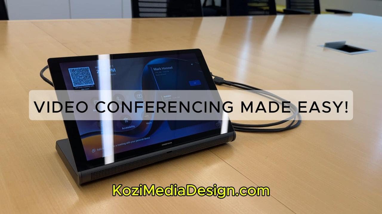 Video Conferencing Made Easy - Crestron Teams Room