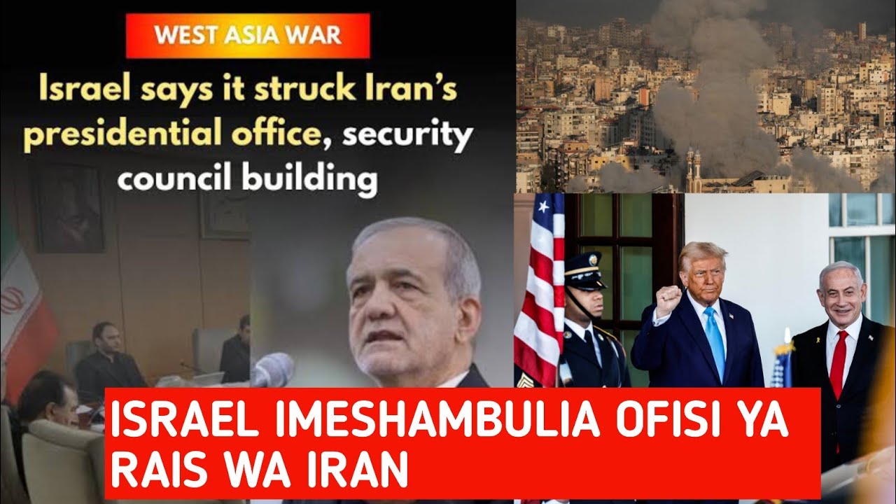 ISRAEL IMESHAMBULIA OFISI ZA RAIS WA IRAN KWA MAKOMBORA, WAMEANZISHA MASHAMBULIZI MAPYA TENA