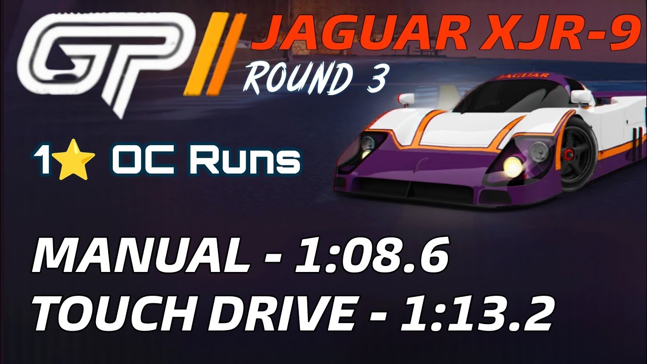 Asphalt Legends Unite JAGUAR XJR-9 Grand Prix GP Touch Drive Round 3 1 star OC Manual Tunnel Norway
