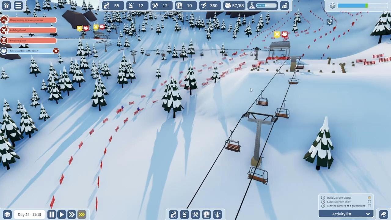 Building my first ski resort in SnowTopia