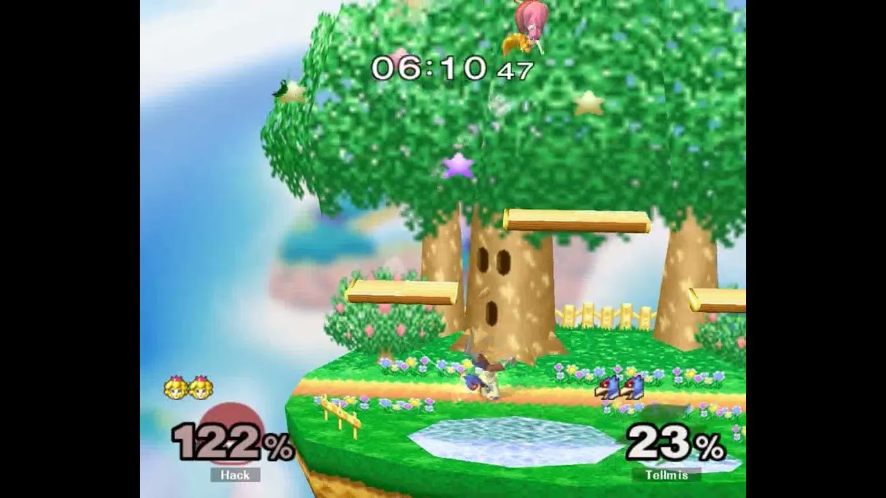 Upsmash7 Melee Singels LR4 – Tellmis ⟮Falco⟯ vs Hack ⟮Peach⟯