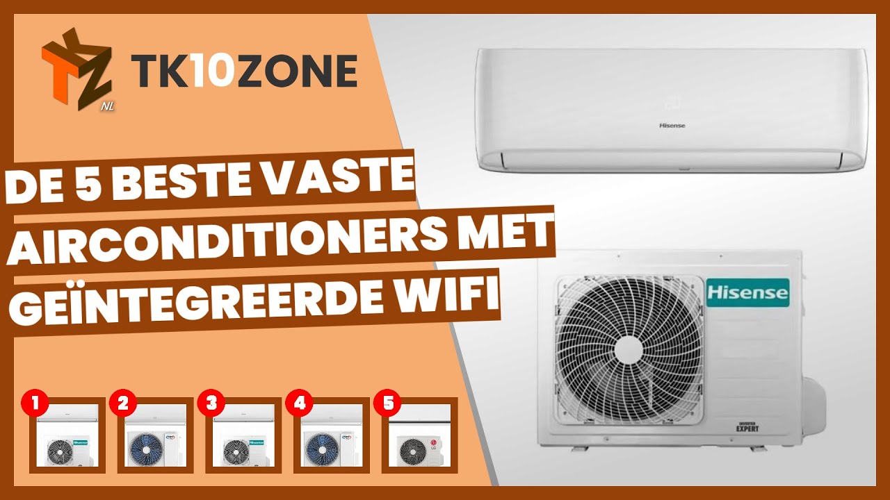De 5 beste vaste airconditioners met geïntegreerde wifi