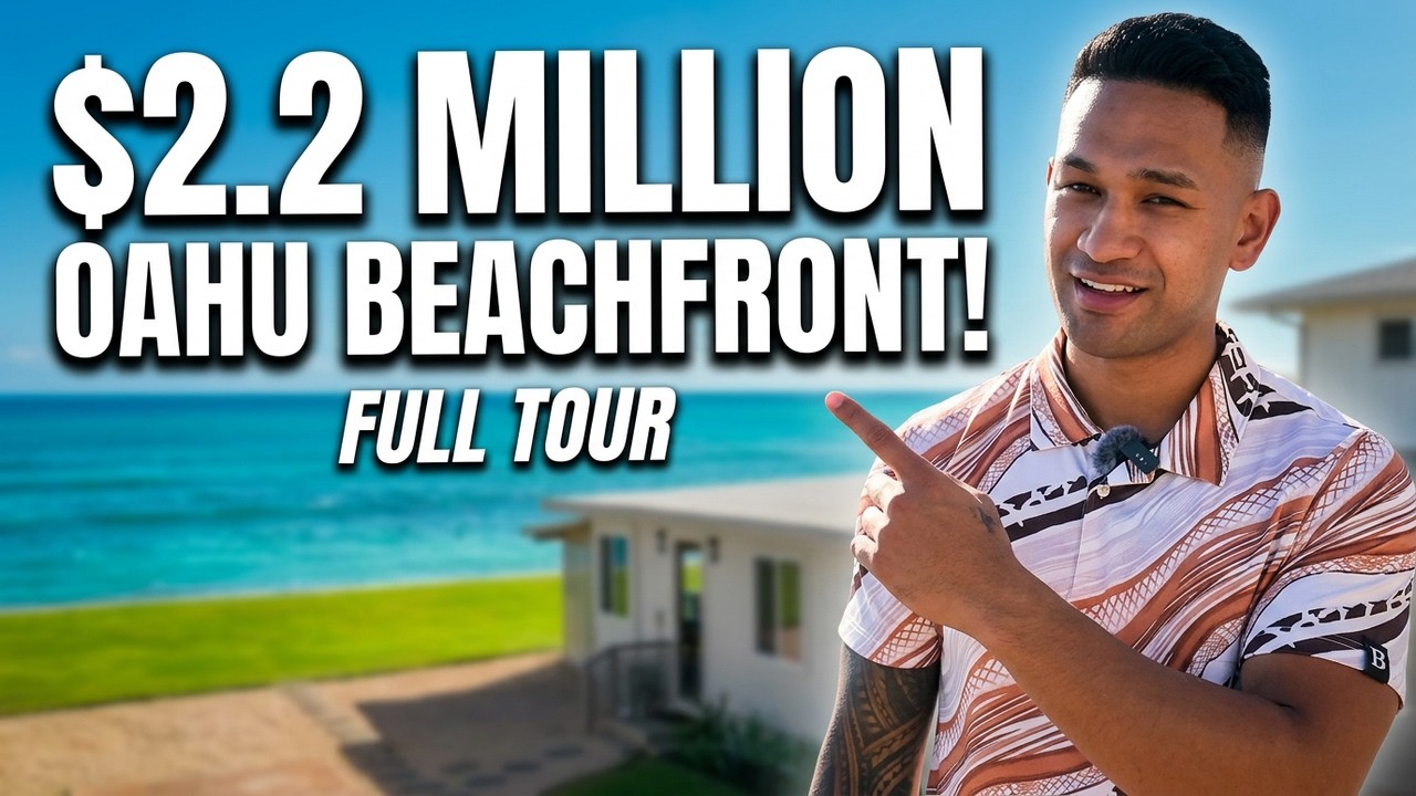 You Won't Believe This $2.2 Million OAHU Beachfront House!
