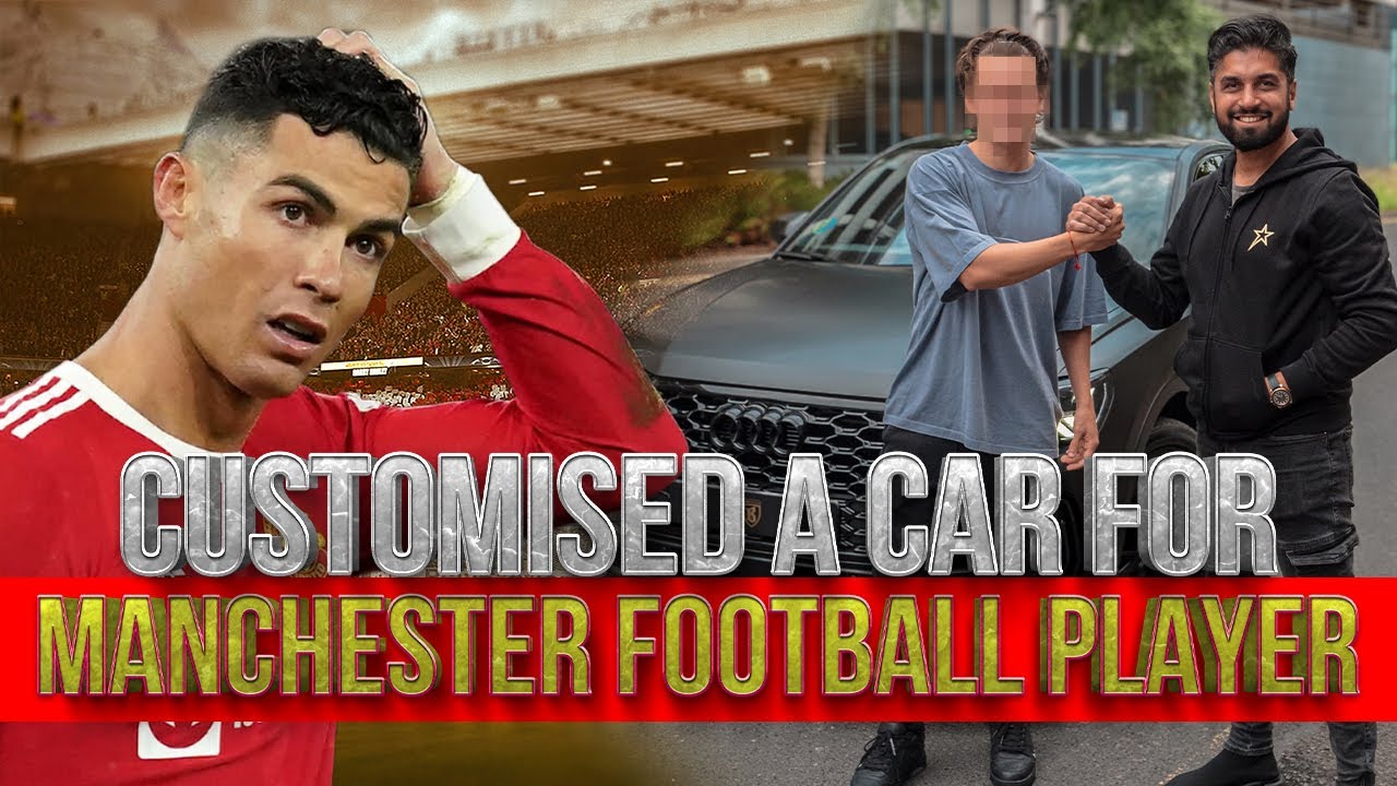 MAN UNITED FOOTBALL PLAYERS CUSTOMISED CAR  !! 😱😱