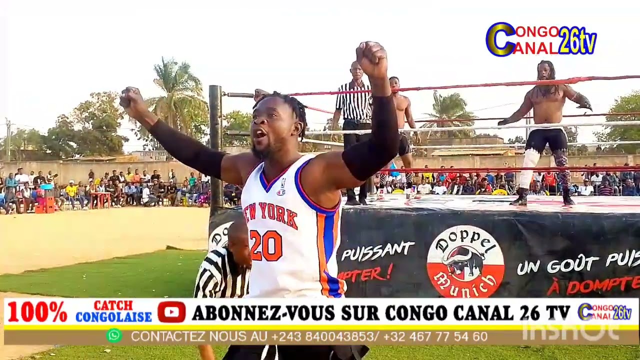 ANTILOPE KABAMBA VS DOUBLE COMBAT DE CATCH CONGOLAIS À KATUBA 2024