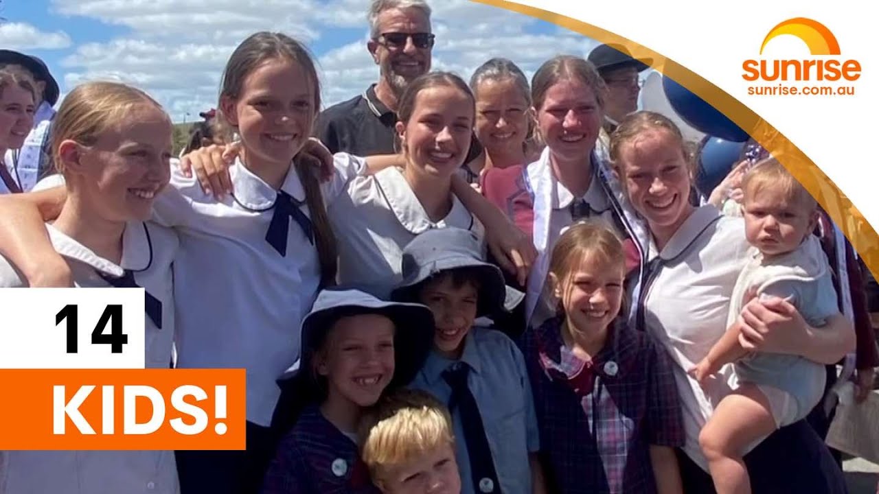 Inside Australia's 14-child family morning routine | Sunrise