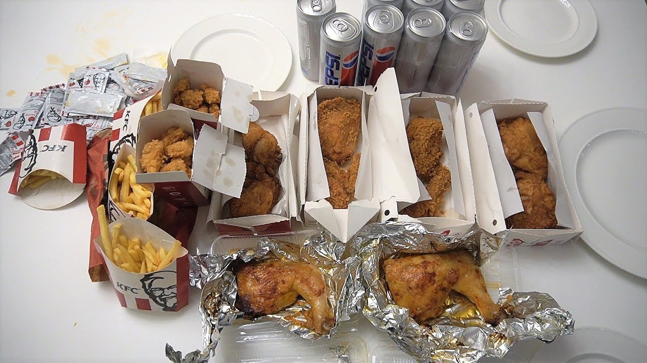Eating KFC in Vietnam