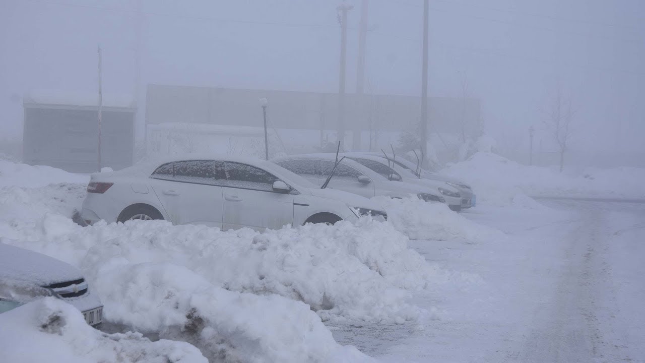 Bitlis&rsquo;te yoğun sis ve soğuk hava etkili oldu