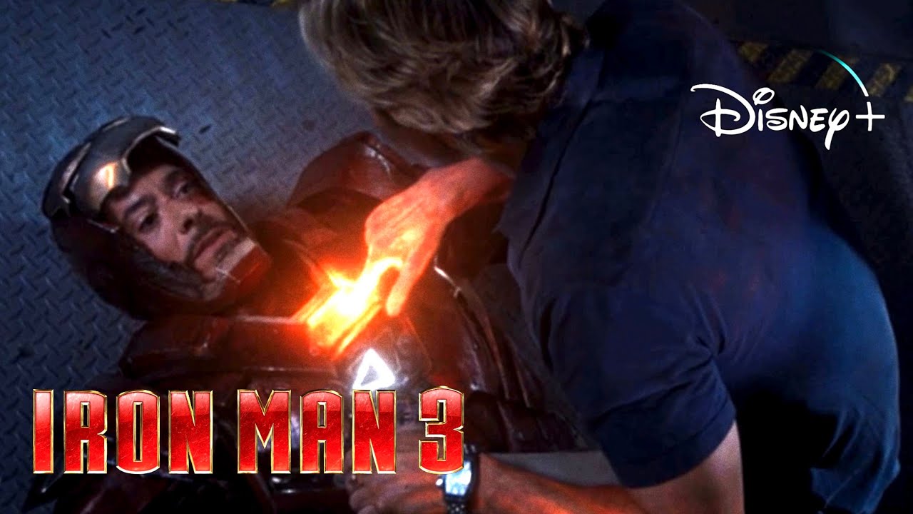 Iron-Man 3 | Tony Vs Aldrich Killian Scene | Disney+ [2013]