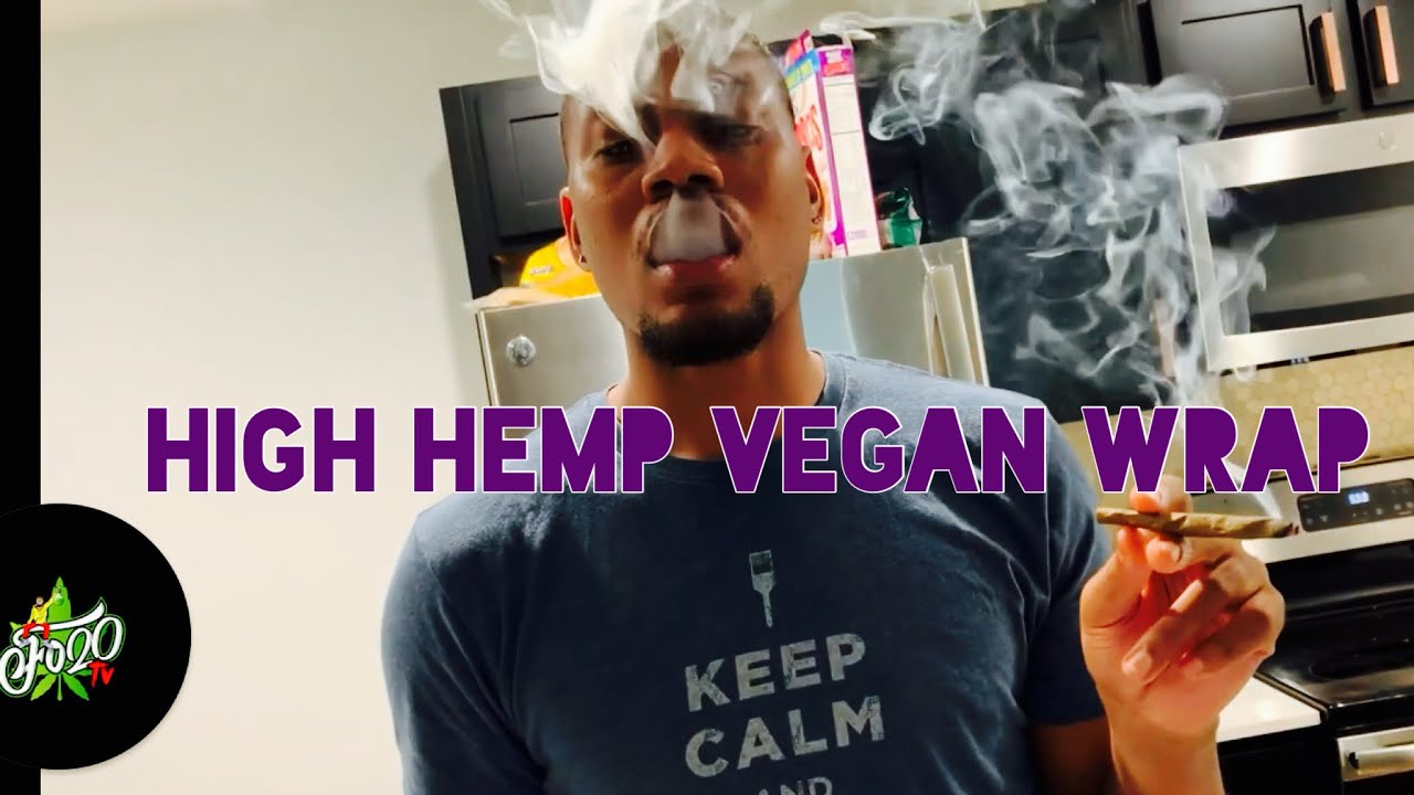 How to roll a High Hemp Vegan wrap.