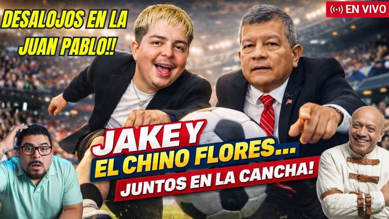 🚨 DESALOJOS en la Juan Pablo II: la gente llora… ¡y el Chino Flores se va a jugar con Jake! 😭⚽