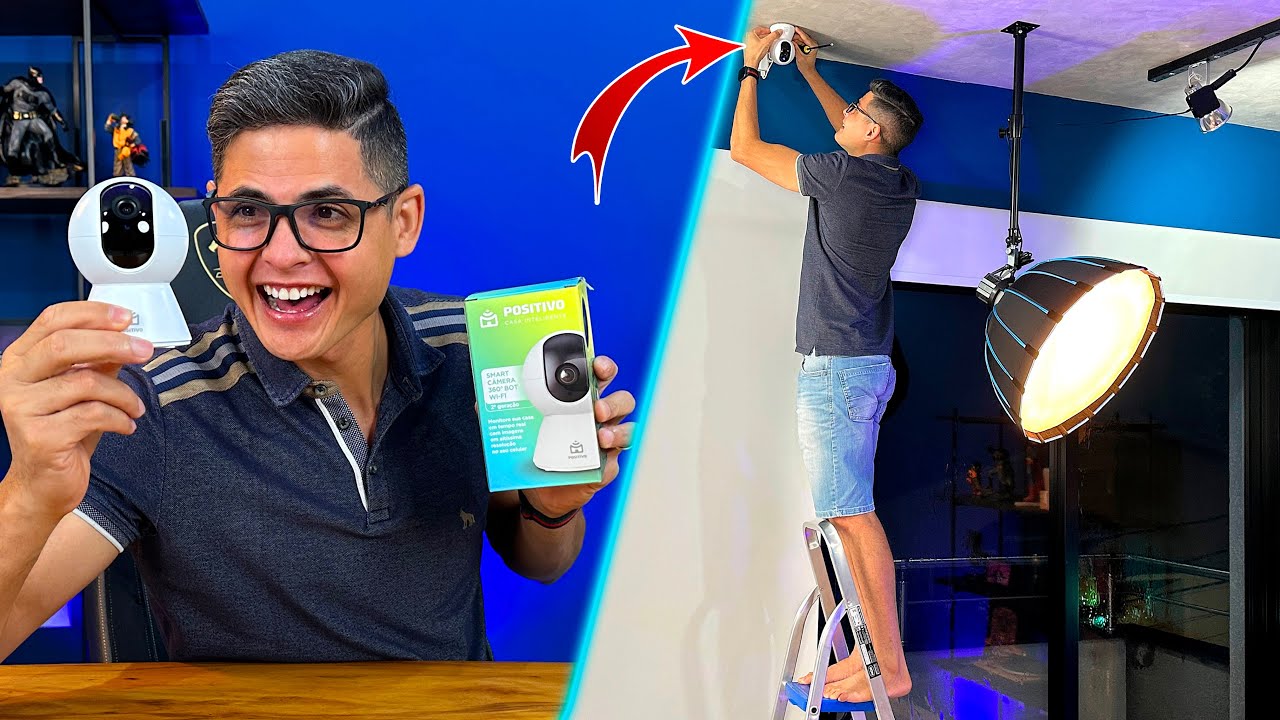 INSTALEI 2 SMART CÂMERA INTELIGENTE DA POSITIVO! SERÁ QUE FICOU TOP?