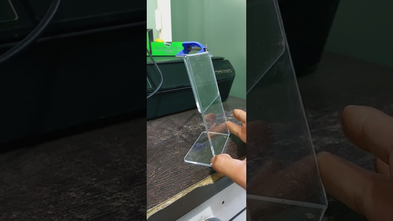 Rectangular Acrylic Qr Code Display Stand size6