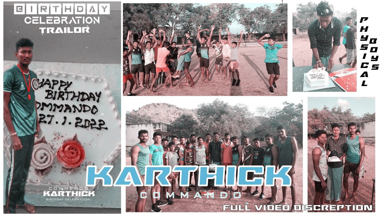 Commando KARTHICK 👮 - Birthday Celebration✨ - Physical Boys 🏃- Coach 👮