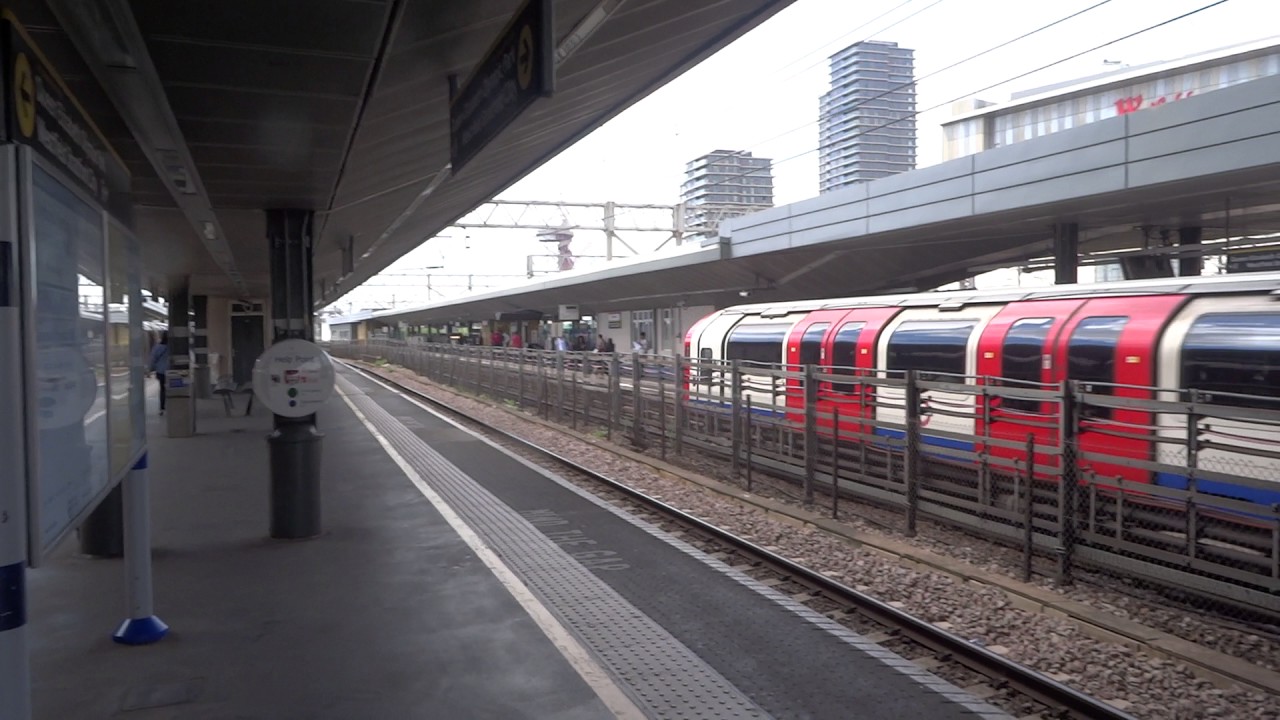 11 trains at Stratford Station