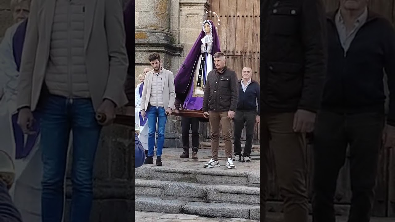 Traslado 2025 Virgen de los Dolores Zarza la Mayor. #zarzalamayor #semanasanta #tradiciones#caceres