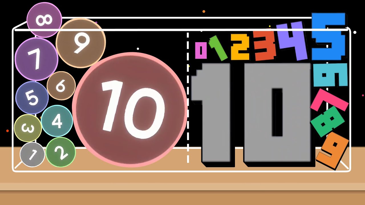 NUMERIC FUSION (1 to 10) Number Merge - Drop And Merge Watermelon Game 012345678910 Suika Game ASMR
