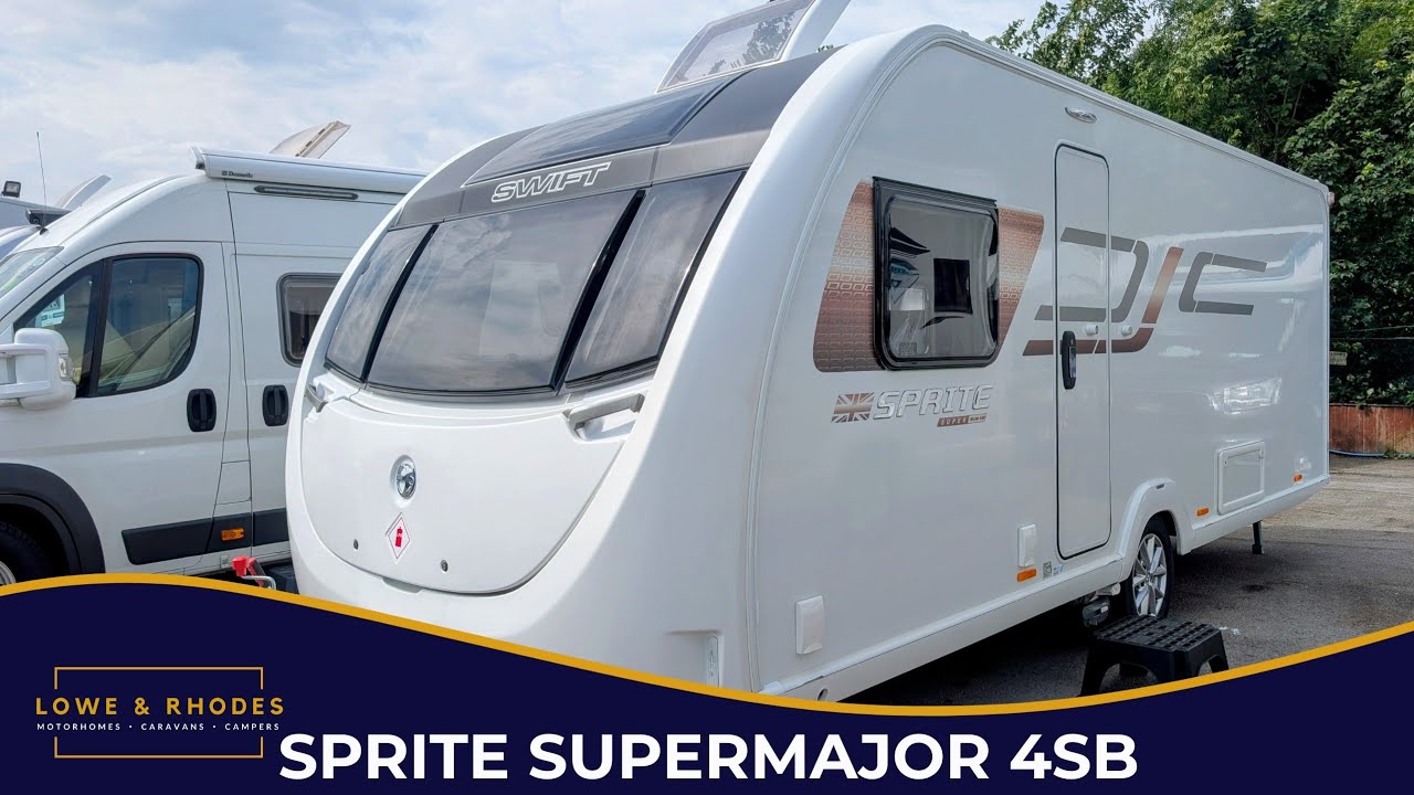 £17,990 8ft Wide Caravan: Sprite Major SuperMajor 4SB