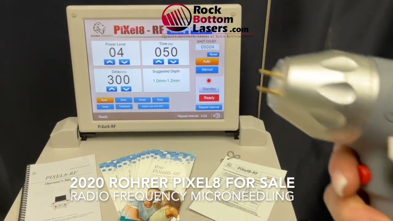 2020 Rohrer Pixel8 RF Microneedling - INCLUDES CONSUMABLE SUPPORT Free Shipping & Warranty For Sale