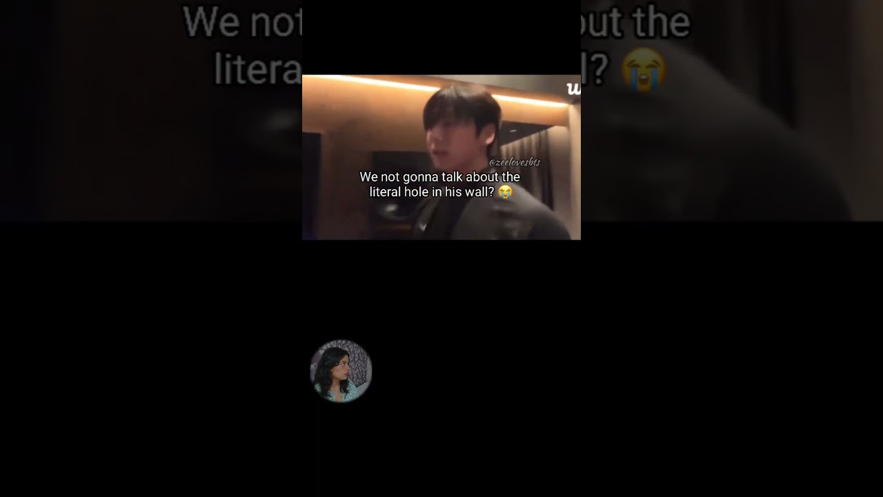 a hole in his wall 👀😳 #jungkook #btsshorts #viralshorts #youtubeshorts  #kpop