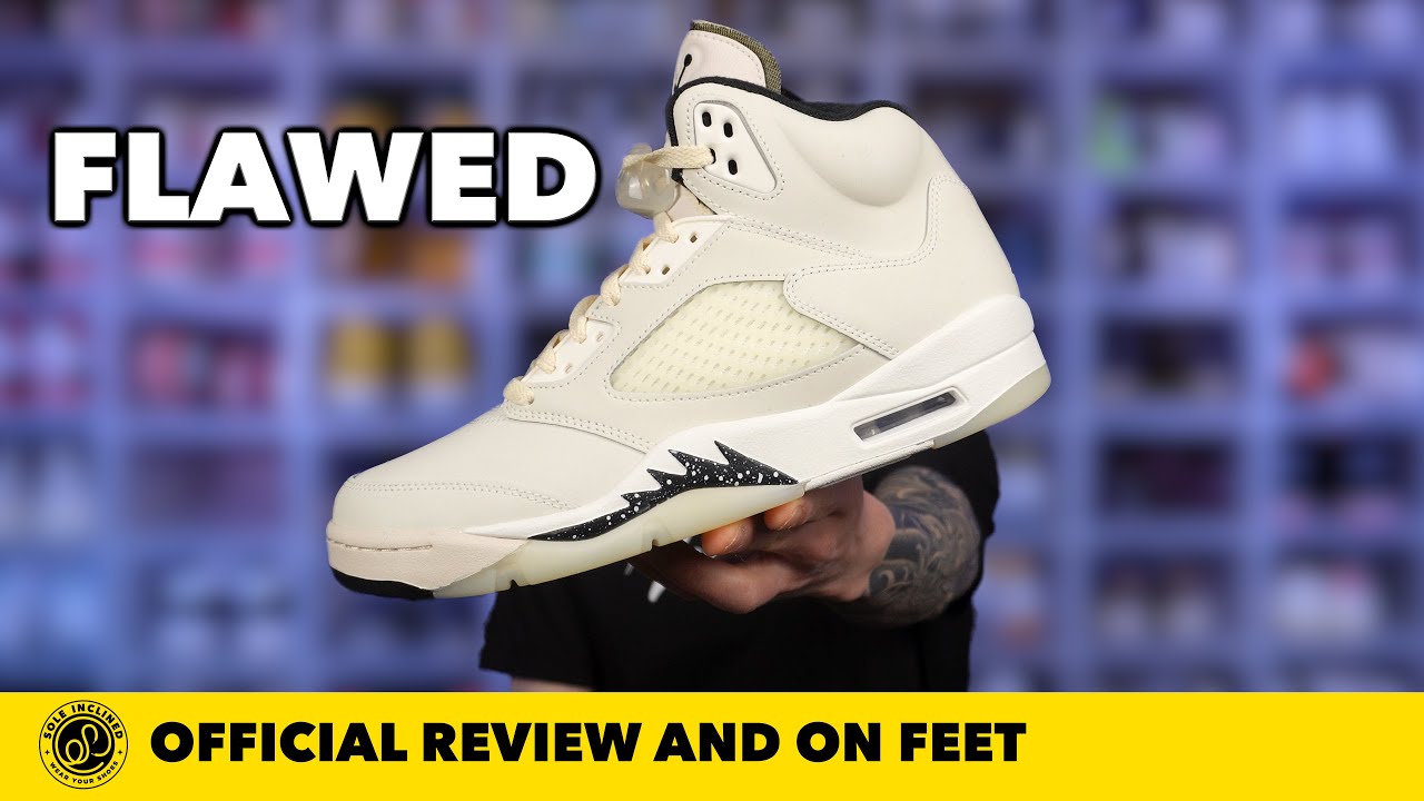 Great Colorway But It's Flawed. Air Jordan 5 SE 'Sail' In Depth Review and On Feet!