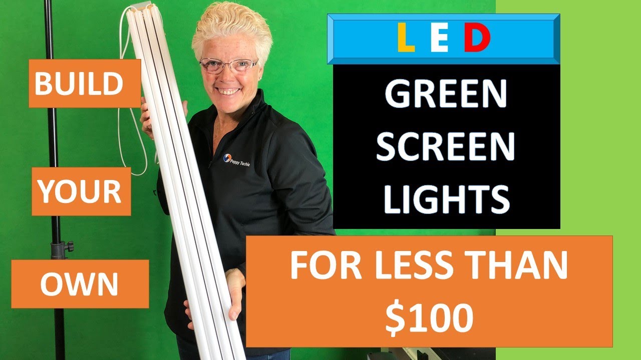 Green Screen DIY Video Lighting for Less than $100!!