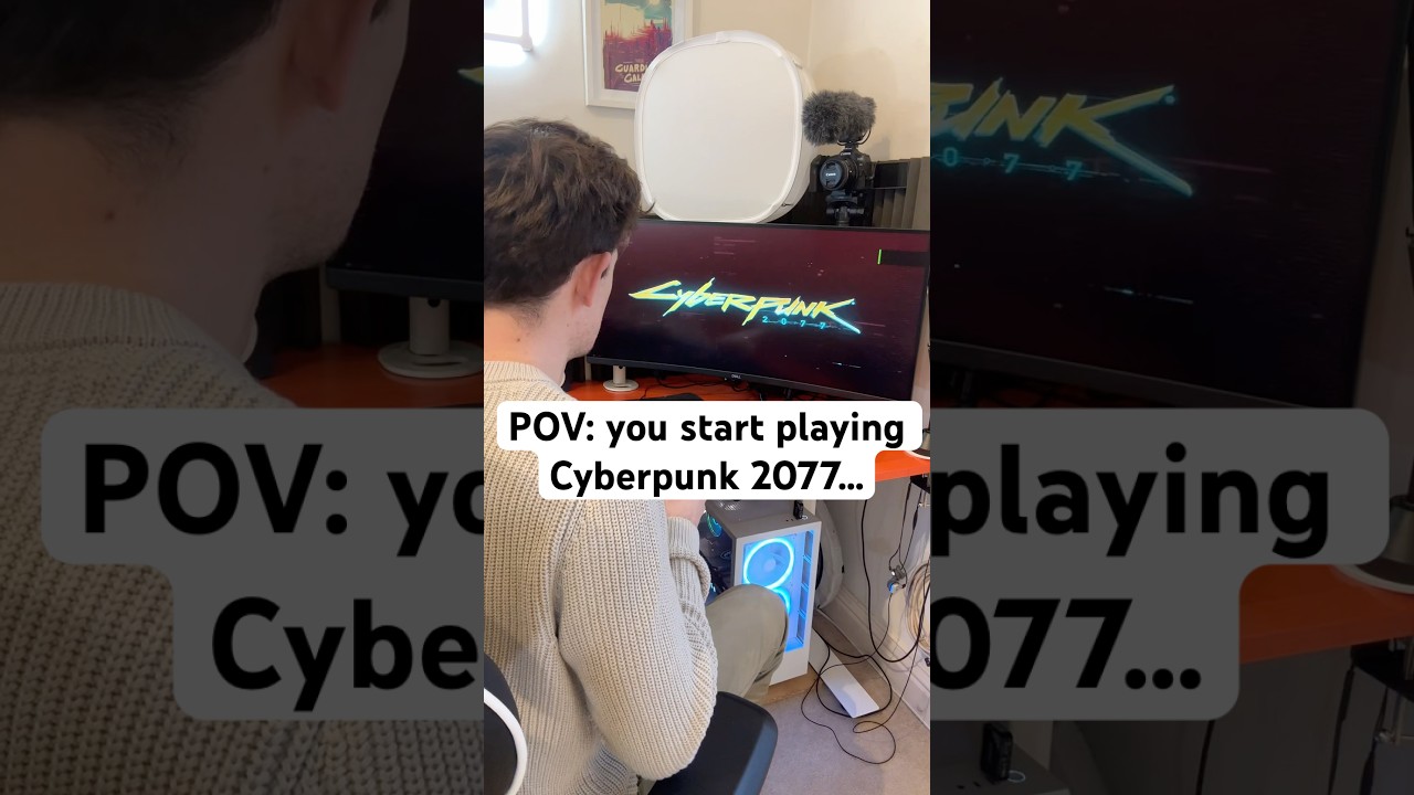 People playing Cyberpunk 2077 for the first time&hellip; 😭 time has no meaning... #cyberpunk2077