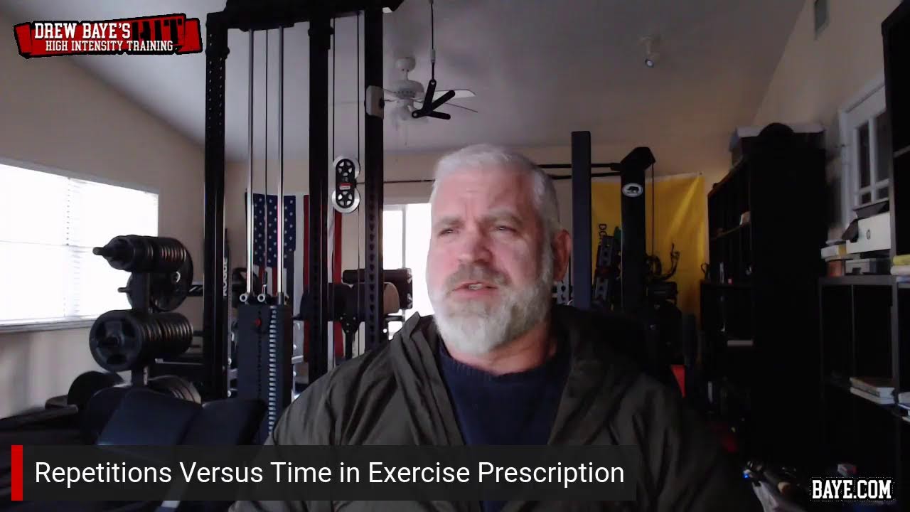 Repetitions Versus Time in Exercise Prescription