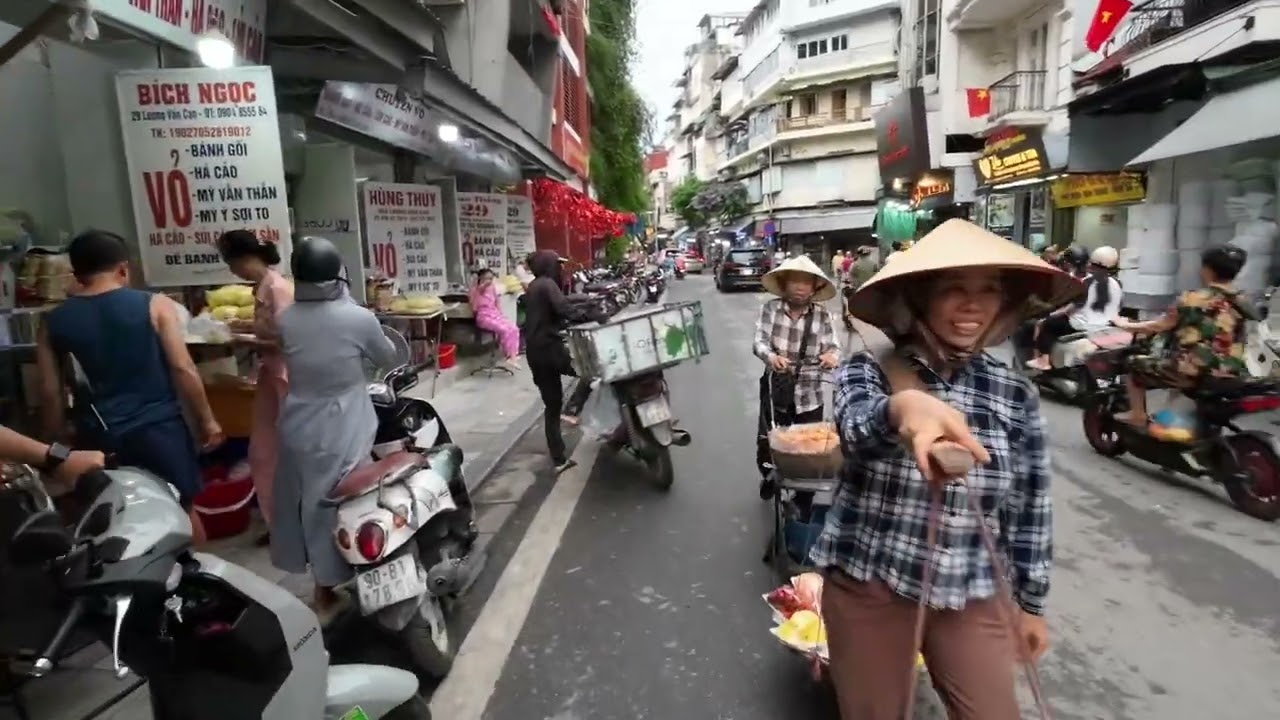 This Is Real Hanoi 🇻🇳 | Old Quarter Walking Tour & Cyclo Ride #Hanoi #HanoiOldQuarter #VietnamTravel