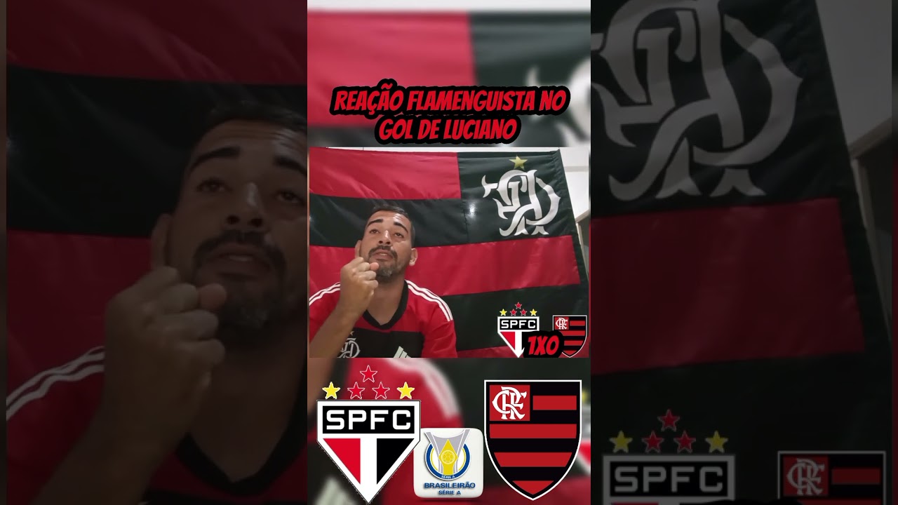 Rea&ccedil;&atilde;o Flamenguista no gol de Luciano #react #flamengo #brasileir&atilde;o #gols #mengaomalvadao