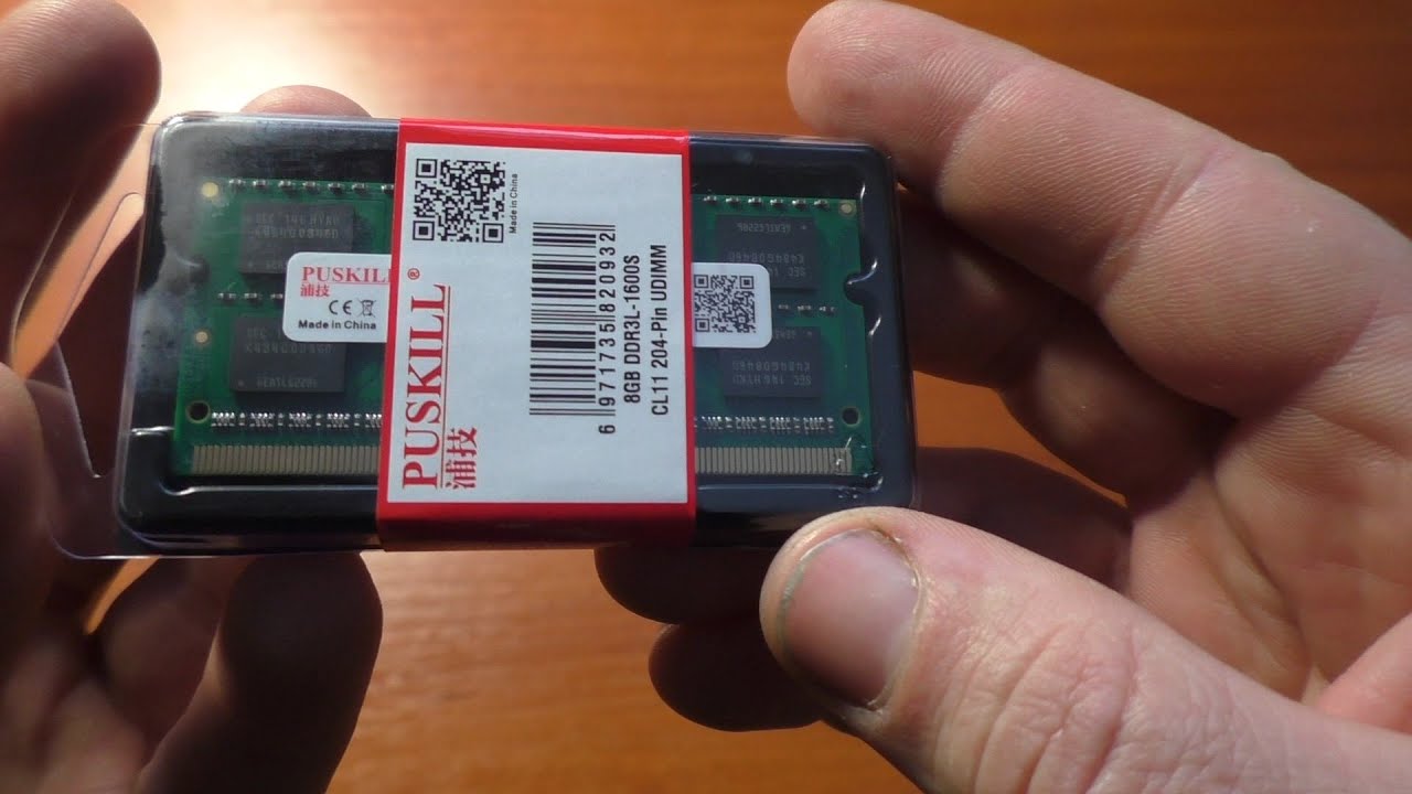 Китайская оперативная память Puskill 8GB DDR3L 1600S для ноутбука | CompTV
