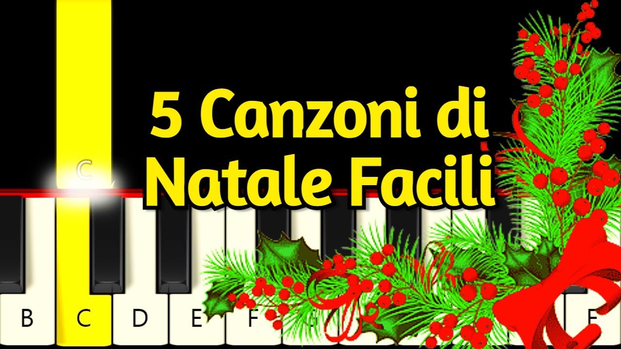 5 Canzoni di Natale Molto Facili - Pianoforte - Piano tutorial - Principiante - Beginner