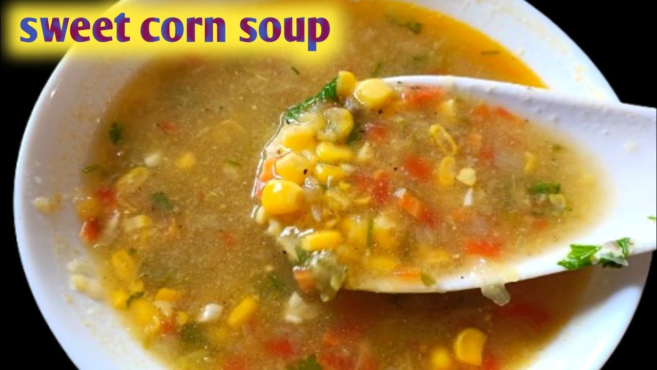 Sweetcorn soup recipe |soup recipe| veg sweetcorn soup|veg soup|easy  soup