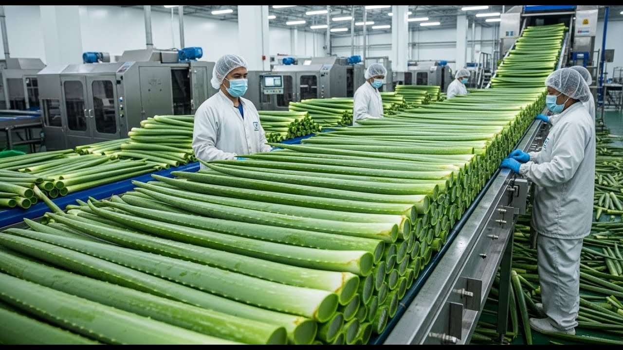 Inside an Aloe Vera Gel Factory You&rsquo;ve Never Seen Before