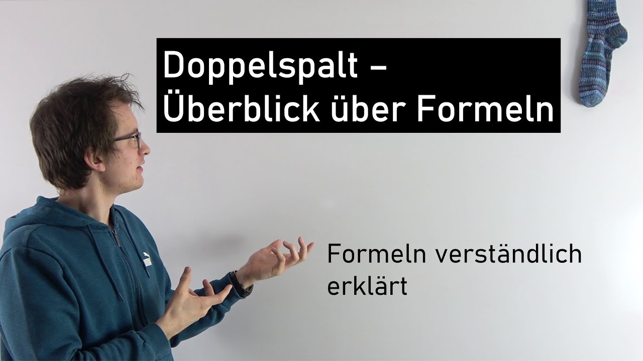 Doppelspalt - einfache Erklärung - mit Formeln | Physik Oberstufe