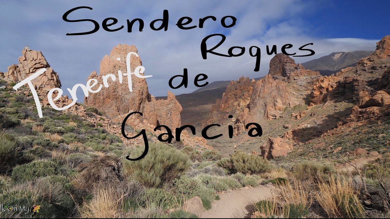 Sendero Roques de García,Teide national park, La Ruleta, Tenerife, 4K Walk
