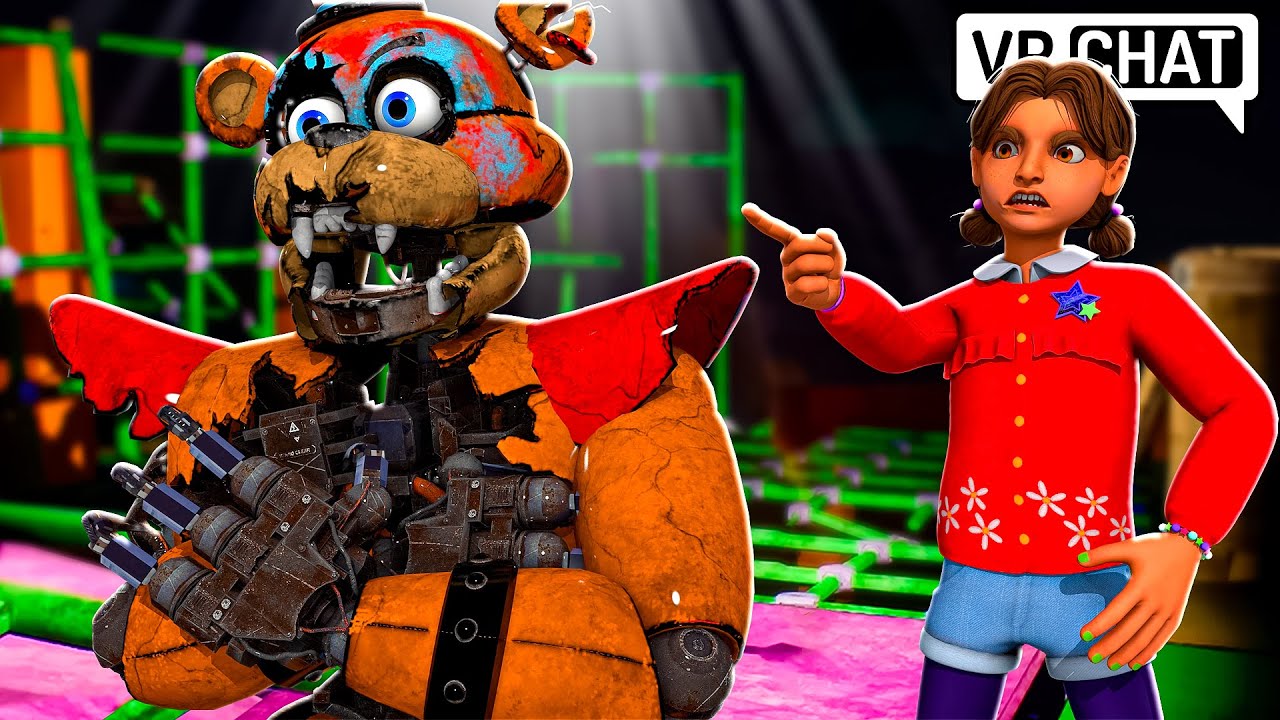 Cassie HATES Glamrock Freddy in VRCHAT