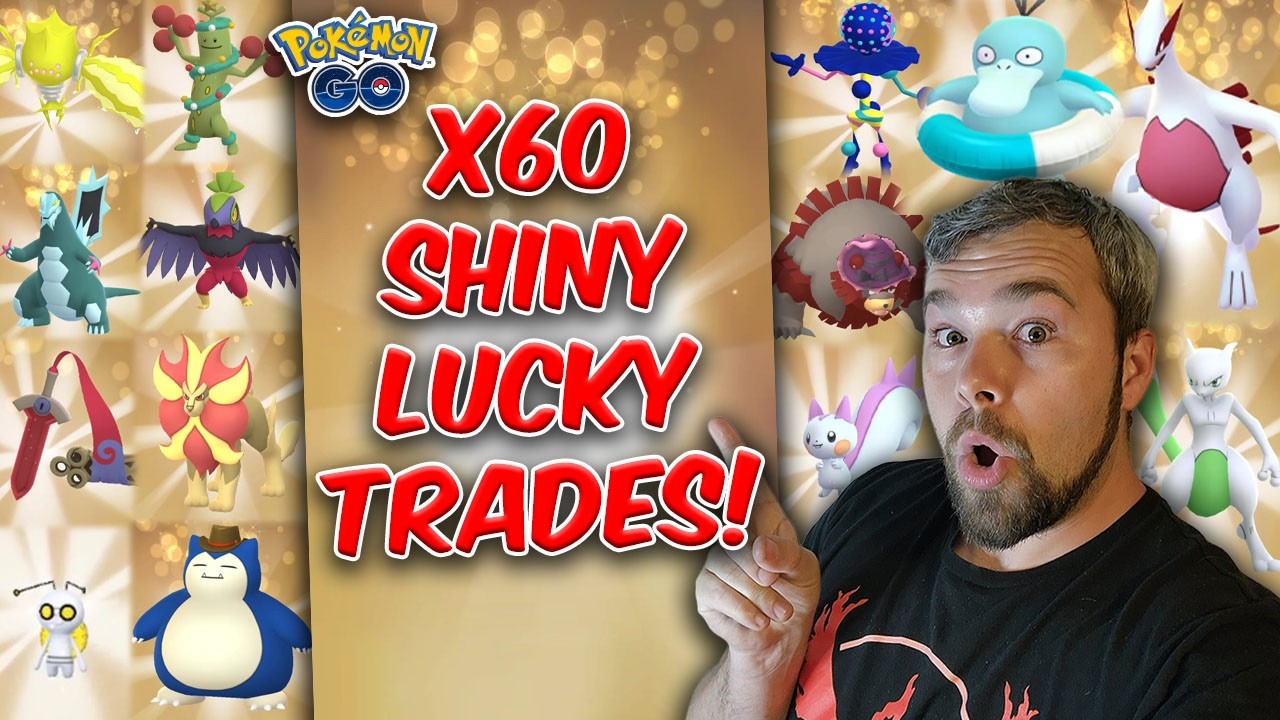 I Did 60 Shiny Lucky Trades In Pok&eacute;mon GO & THIS Is What We Got!