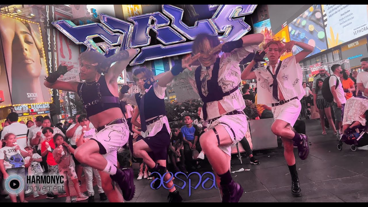 [KPOP IN PUBLIC TIMES SQUARE] aespa 에스파 - Girls Dance Cover