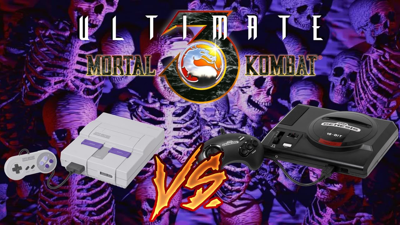 Ultimate Mortal Kombat 3 - SEGA GENESIS VS SUPER NINTENDO