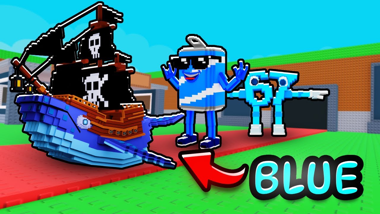 $0 to $100M Challenge In *STEAL A BRAINROT* But We Can Only Use BLUE BRAINROTS!