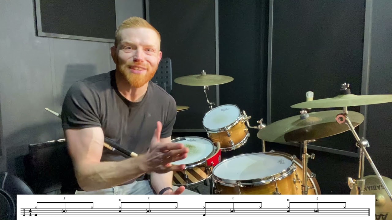 One Minute Drum Lesson - The Ghost Note Shuffle