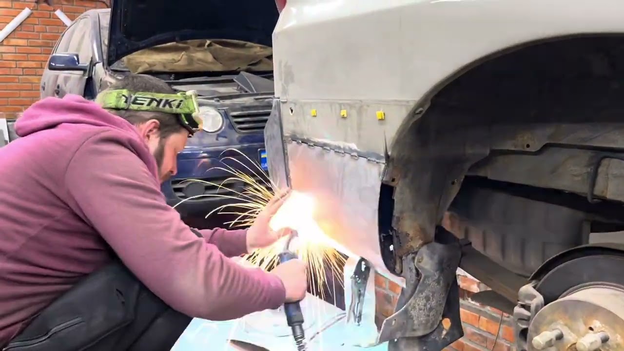 Сварка і заміна порогів Hyundai h1 Реставрація кузову авто,фарбую деталі.Наношу антикор. Галицький!